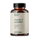 Effective Nature Vitamin C gepuffert, 240 Kapseln, braunes Glasfläschchen, beiges Etikett, 1000 mg, vegan